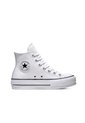 Tenis Converse Botas Cuero Ctas Lift Para Mujer-Blanco de Converse
