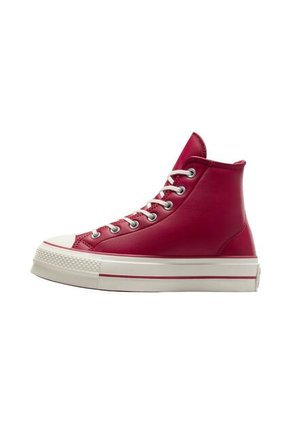 Tenis Converse Botas Chuck Taylor All Star Lift Mujer-Rojo