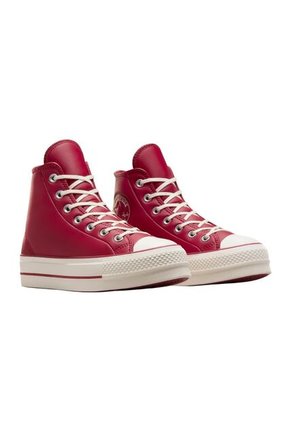 Tenis Converse Botas Chuck Taylor All Star Lift Mujer-Rojo