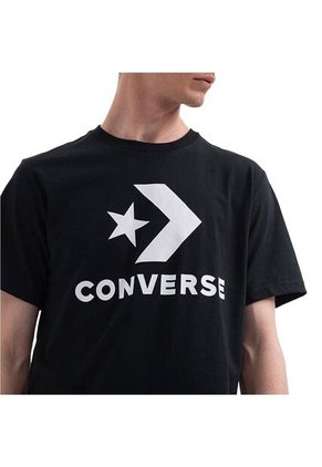 Camiseta Converse Star Chevron Patch-Negro