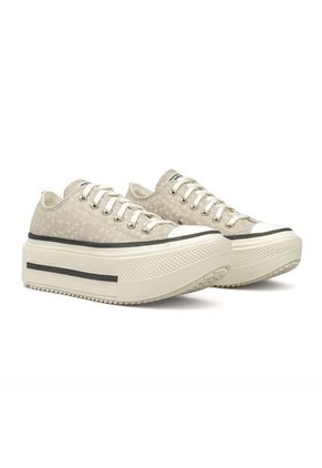 Tenis Converse Ctas Lift Double Stack Mujer Gris