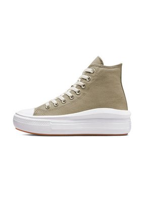 Tenis Converse Botas Chuck Taylor Move Mujer-Beige Oscuro