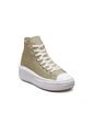 Tenis Converse Botas Chuck Taylor Move Mujer-Beige Oscuro de Converse