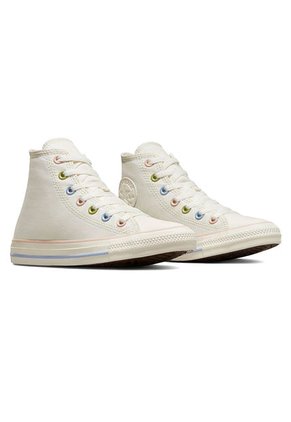 Tenis Converse Botas Chuck Taylor Unisex-Blanco Marfil