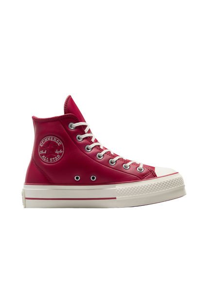 Tenis Converse Botas Chuck Taylor All Star Lift Mujer-Rojo