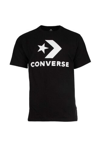 Camiseta Converse Fit Front Large Logo Unisex-Negro Converse