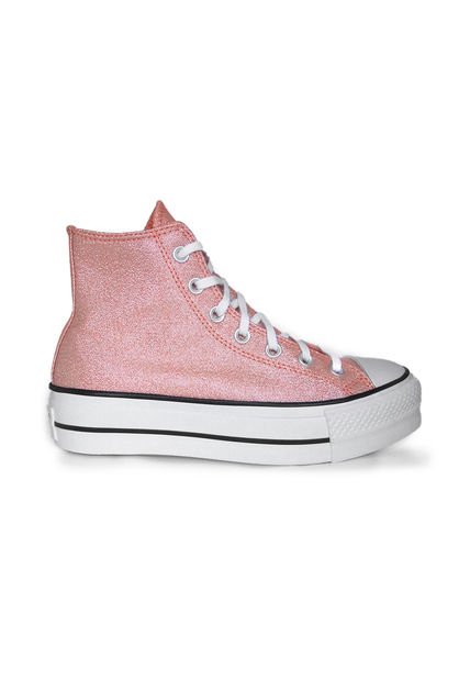 Tenis Converse Botas Chuck Taylor All Star Lift Mujer-Rosa