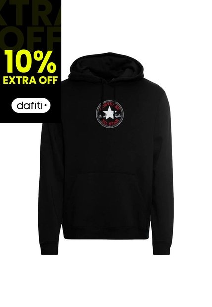 Hoodie Converse Go-To Chuck Taylor Patch-Negro