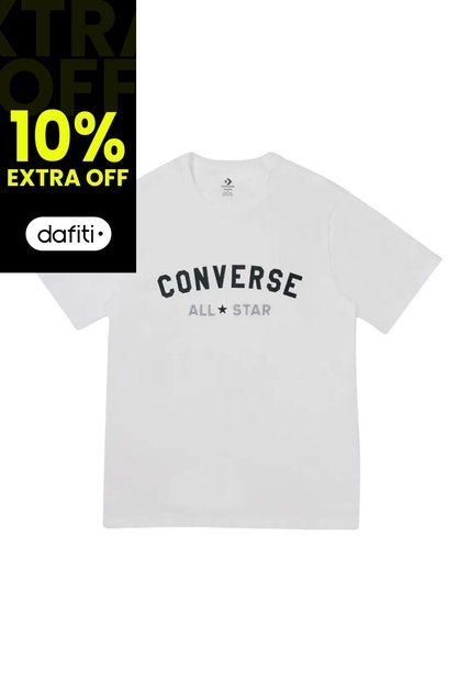 Camiseta Converse Logo All Star-Blanco