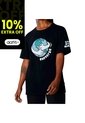 Camiseta Converse Front Para Mujer-Negro de Converse