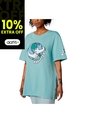 Camiseta Converse Front Para Mujer-Verde de Converse