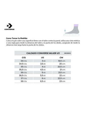 Tenis Converse Chuck Taylor Lo Mujer-Negro