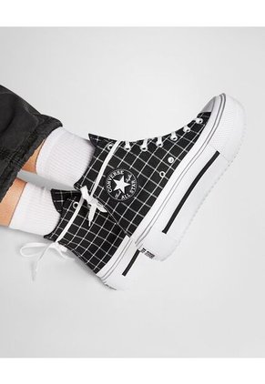 Tenis Converse Ctas Lift Double Stack Bota Negro/Line