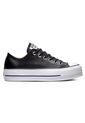 Tenis Converse Chuck Taylor All Star LiftClean Leather Mujer-Negro de Converse