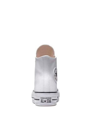 Tenis Converse Botas Cuero Ctas Lift Para Mujer-Blanco