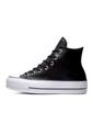 Tenis Converse Botas Cuero Ctas Lift Para Mujer-Negro de Converse