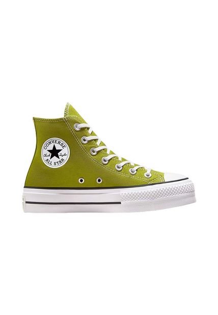 Botas Converse Chuck Taylor All Star Lift Mujer Verde Blanco Compra Ahora Dafiti Colombia