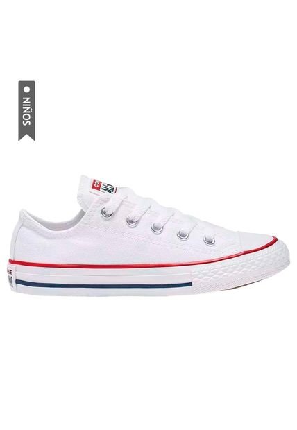 Tenis Converse Chuck Taylor All Star Para Niños-Blanco