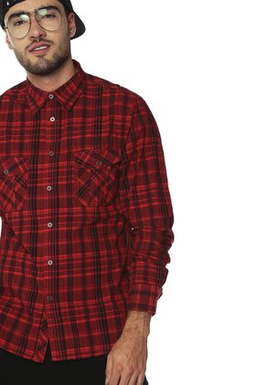 Camisa Rojo-Negro Converse