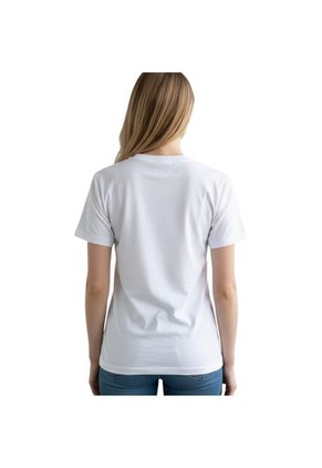 Camiseta Converse Logo Remix Mujer-Blanco