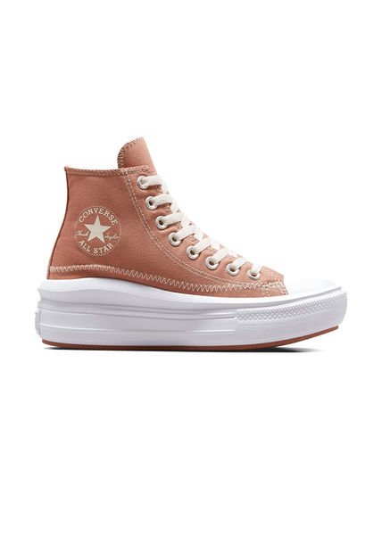 Tenis Converse Bota Chuck Taylor Move Mujer-Marrón Claro