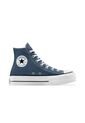 Tenis Converse Botas Chuck Taylor All Star Lift Mujer-Azul de Converse