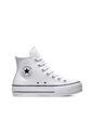 Tenis Converse Botas Cuero Ctas Lift Para Mujer-Blanco de Converse