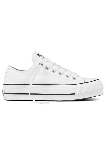 Tenis Converse Chuck Taylor All Star Platform Mujer-Blanco
