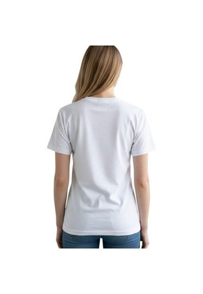 Camiseta Converse Logo Remix Mujer-Blanco