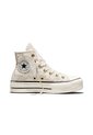 Tenis Botas Converse Chuck Taylor Lift Mujer-Beige/Negro de Converse