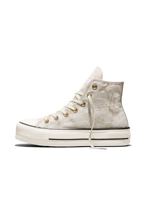 Tenis Botas Converse Chuck Taylor Lift Mujer-Beige/Negro