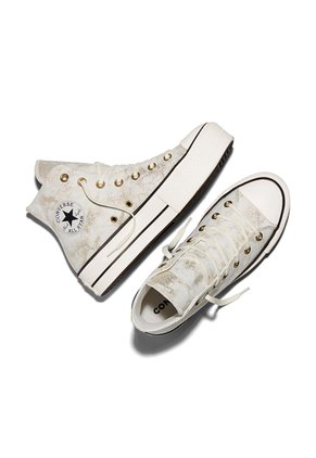 Tenis Botas Converse Chuck Taylor Lift Mujer-Beige/Negro