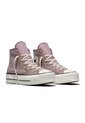 Tenis Botas Converse Chuck Taylor All Star Lift Mujer-Rosa de Converse
