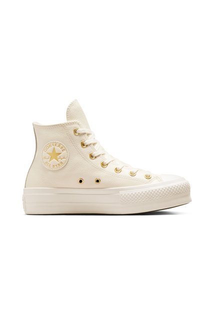 Tenis Botas Converse Chuck Taylor All Star Lift Mujer-Beige
