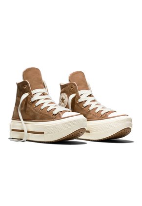 Tenis Botas Converse Chuck Taylor Lift Dou Mujer-Café