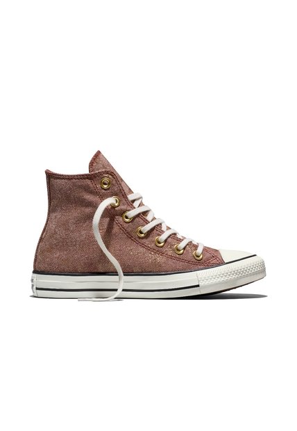 Tenis Botas Converse Chuck Taylor All Star Mujer-Café