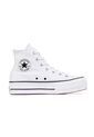 Tenis Converse Botas Chuck Taylor All Star Lift Mujer-Blanco de Converse