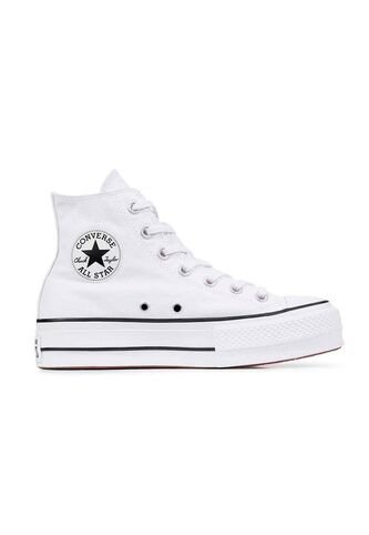 Tenis Converse Botas Chuck Taylor All Star Lift Mujer-Blanco Converse