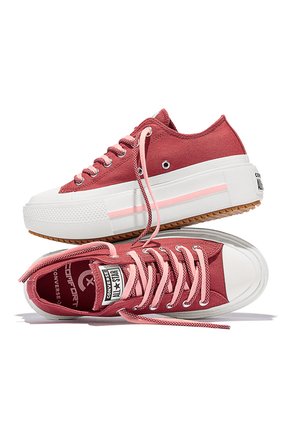 Tenis Converse Ctas Lift Double Stack Mujer-Rojo