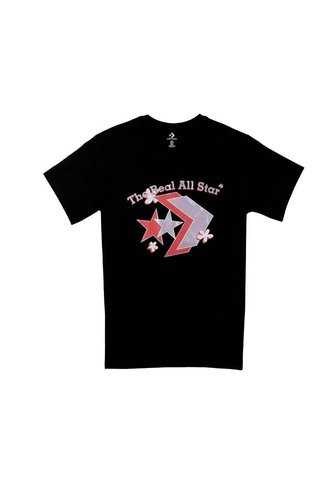 Camiseta Converse Logo Remix Mujer-Negro Converse