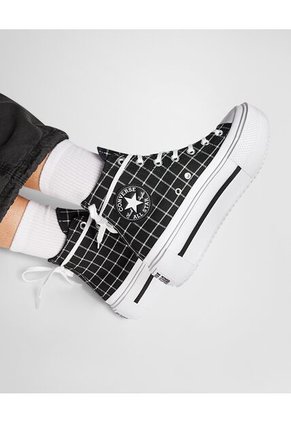 Tenis Converse Ctas Lift Double Stack Bota Negro/Line