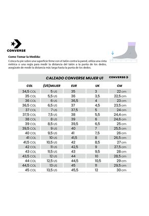 Tenis Converse Chuck Taylor All Star Mujer-Negro