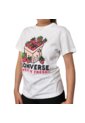 Camiseta Converse Basket Para Mujer-Blanco de Converse