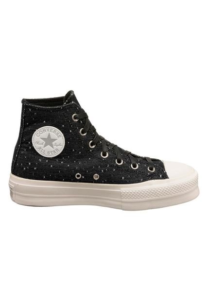 Tenis Converse Botas Chuck Taylor All Star Shine Mujer-Negro