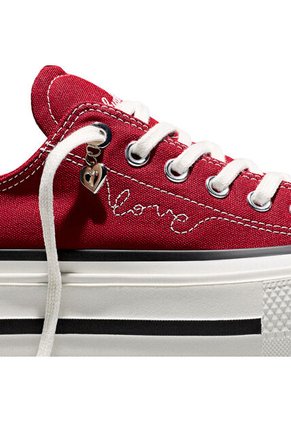 Tenis Converse Ctas Lift Double Stack Mujer-Rojo