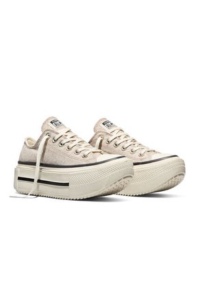 Tenis Converse Ctas Lift Double Stack Mujer-Beige