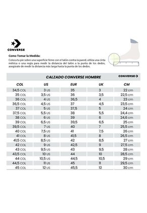 Tenis Converse Chuck 70 Hombre-Negro