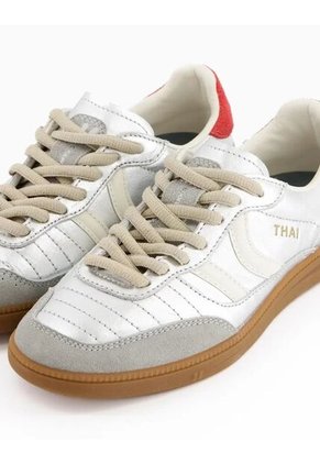 Tenis Coolway De Mujer Thai 7693301-38 Plateado