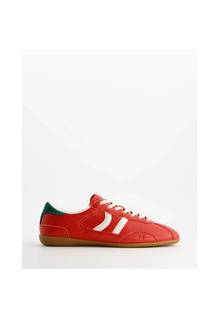 Tenis Coolway De Mujer Step Low Flame 7653242-41 Rojo