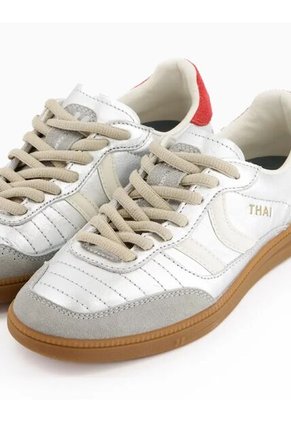 Tenis Coolway De Mujer Thai 7693301-38 Plateado